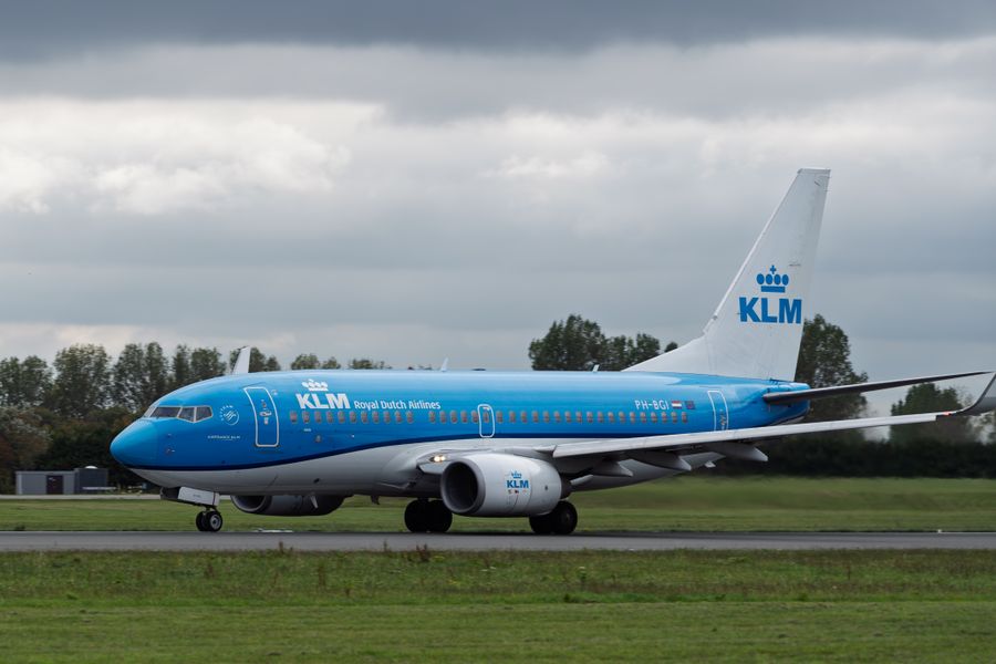 Aircraft on runway