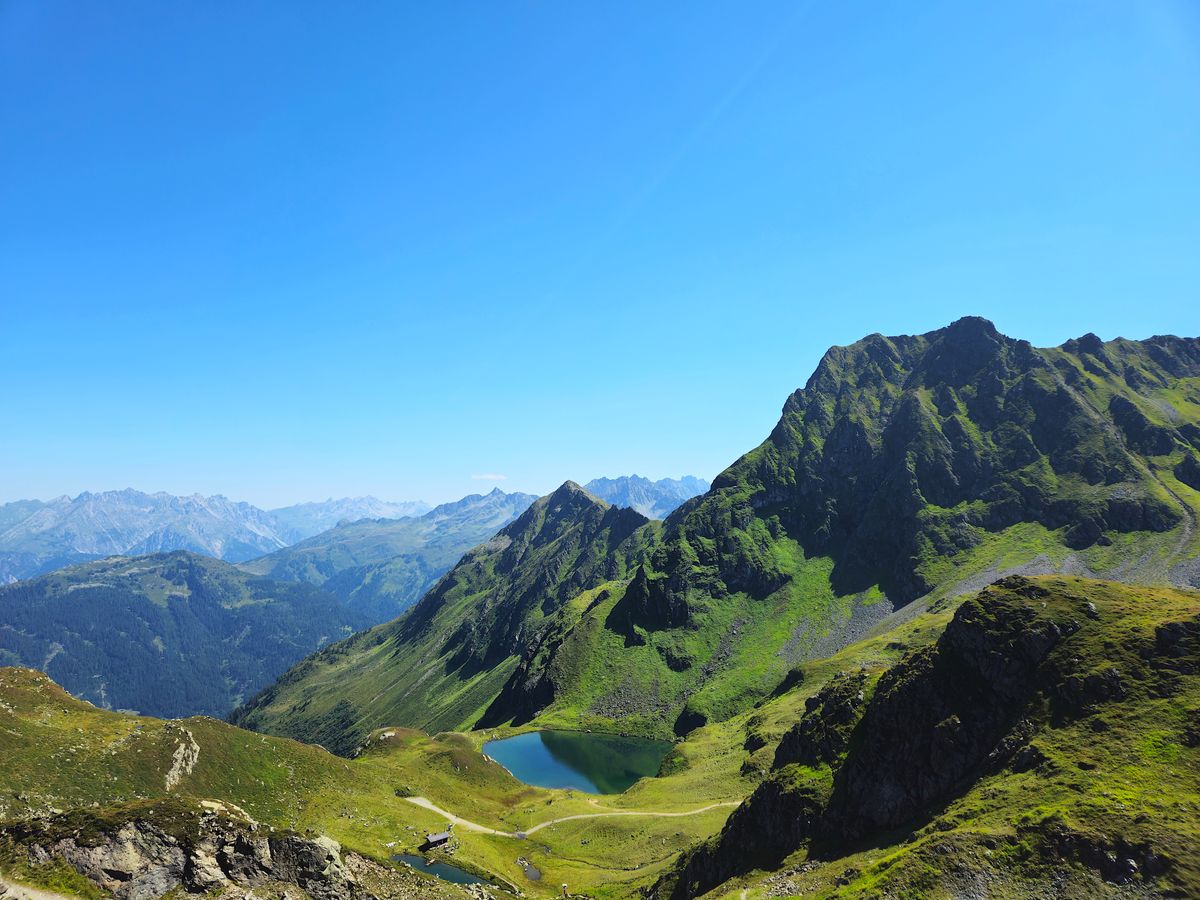 Oostenrijkse Alpen dorp