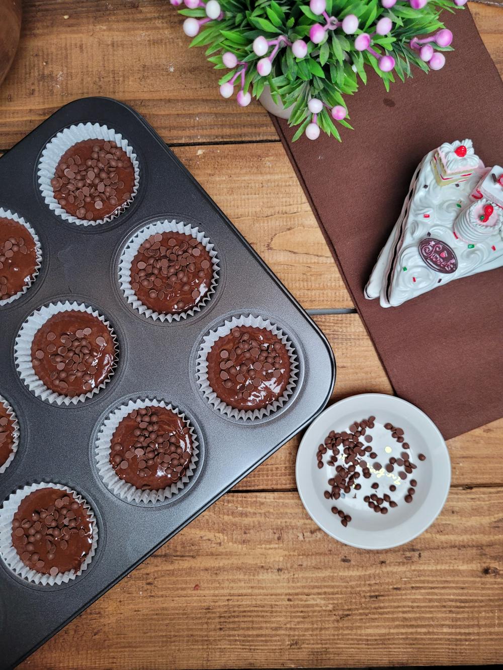 Chocolate Chip Cranberry Muffins