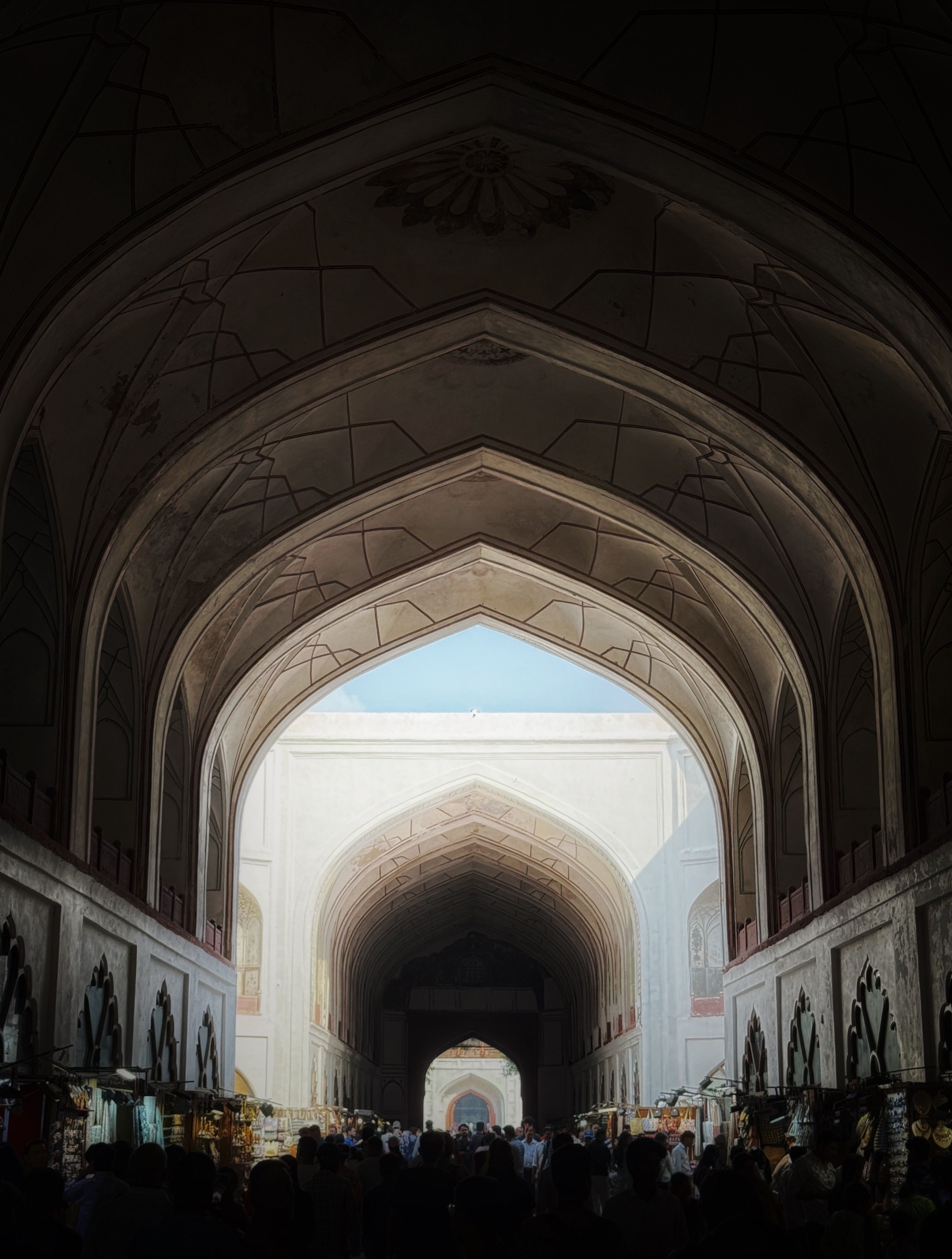 Historic Bazaar Interior with Arched Architecture · Free Stock Photo
