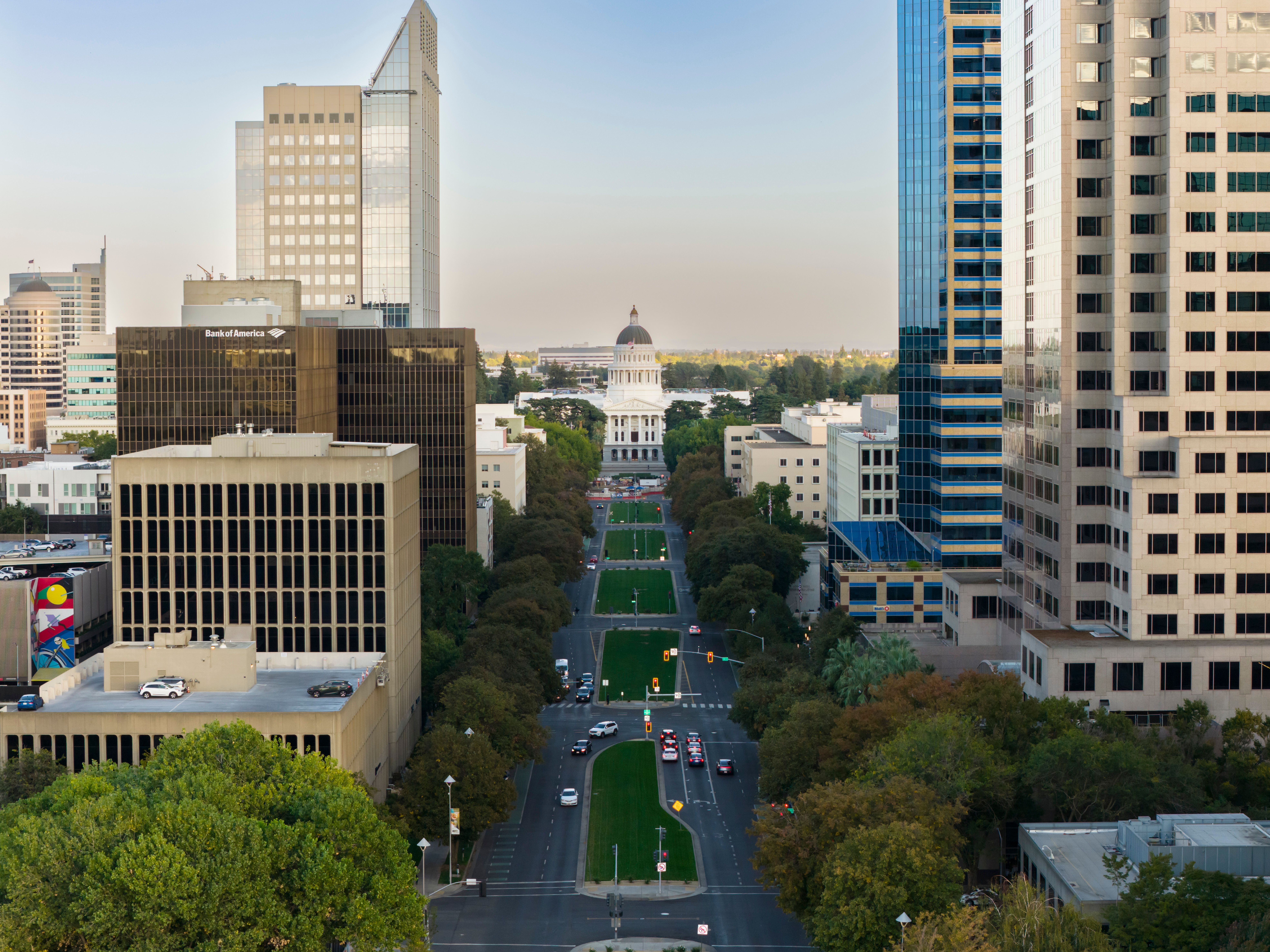 Sacramento Cityscape with Capitol Building · Free Stock Photo
