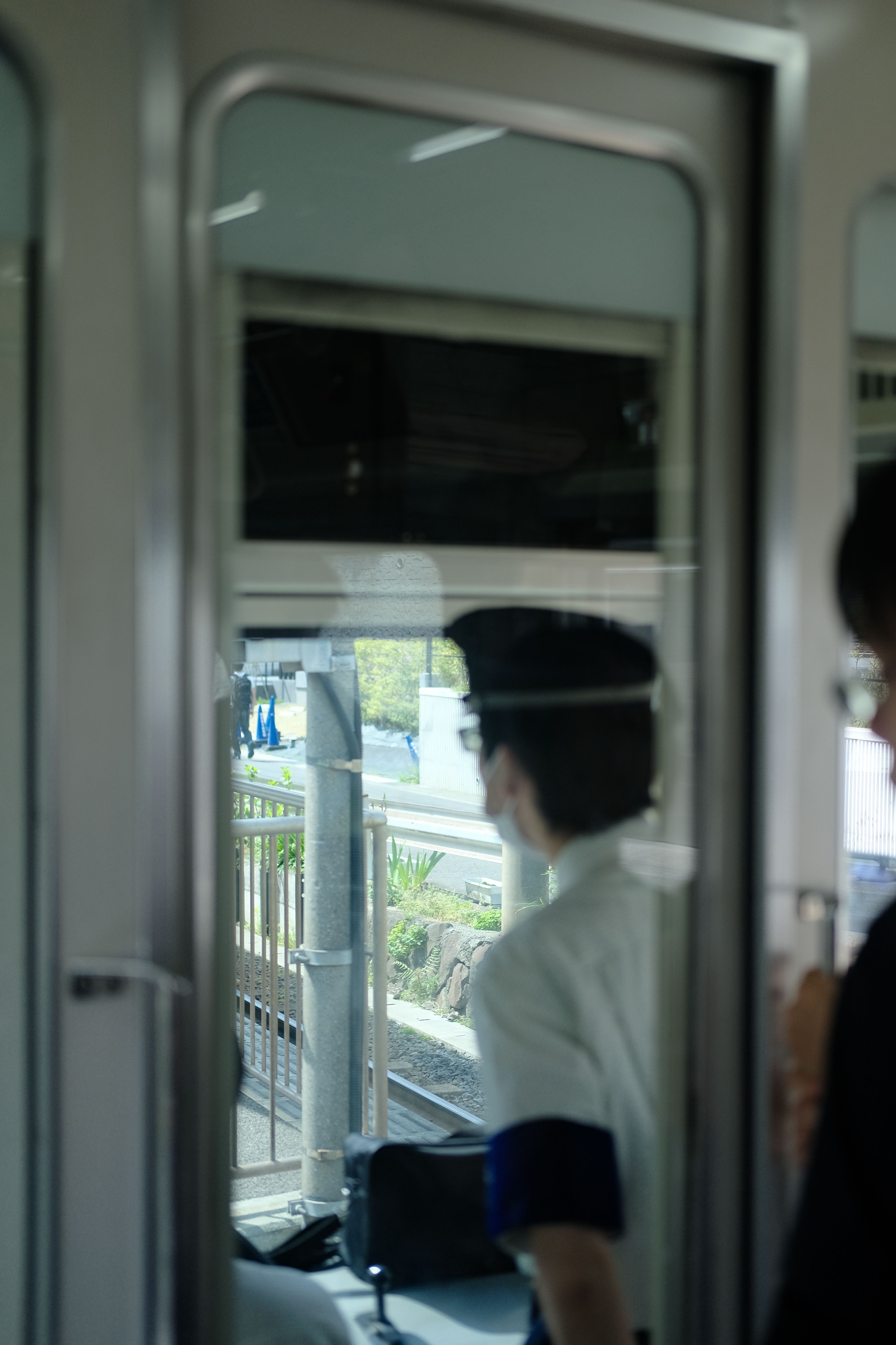 Railway Conductor Inside Train Cabin View · Free Stock Photo