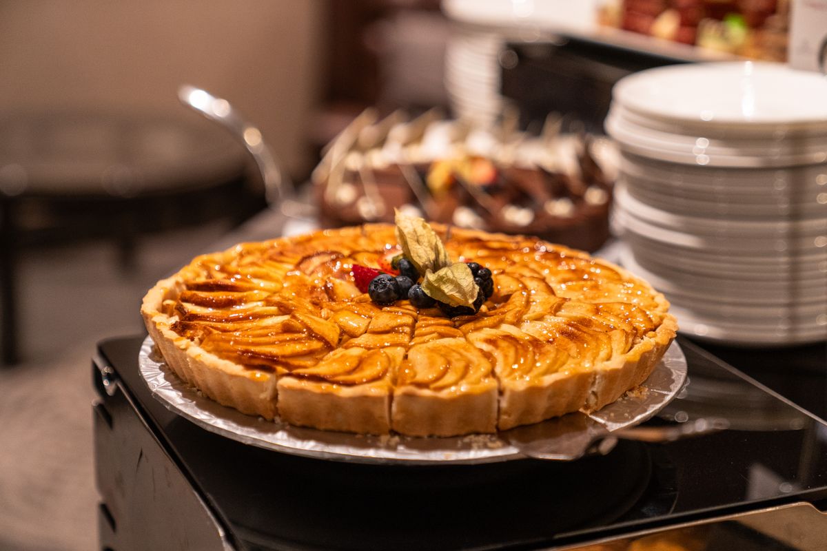 Tarte aux pommes caramélisées