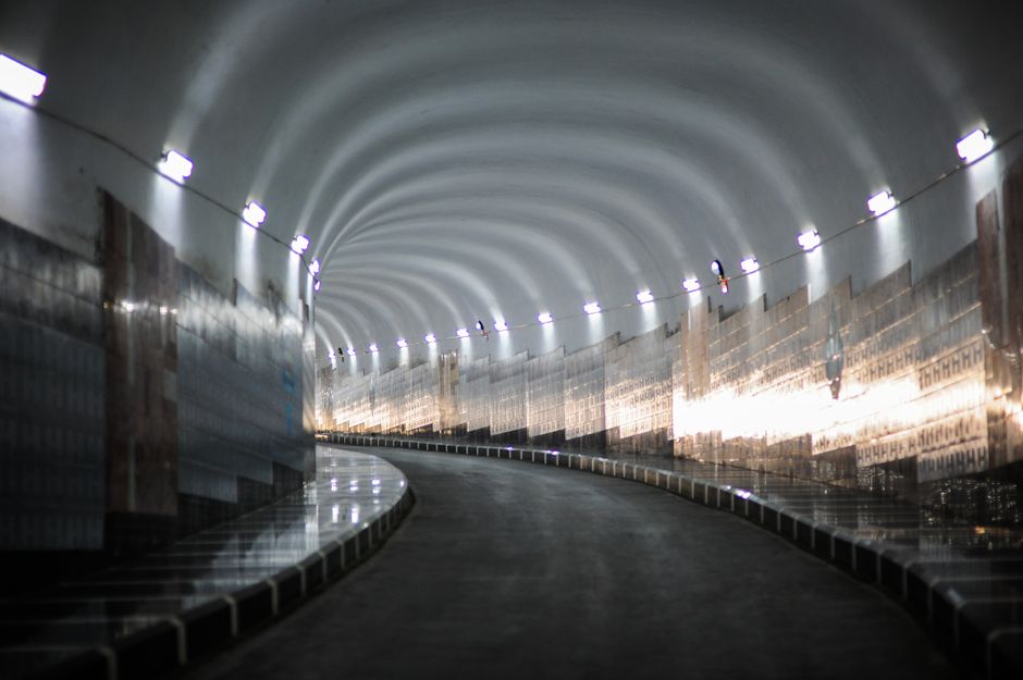 underground tunnel interior