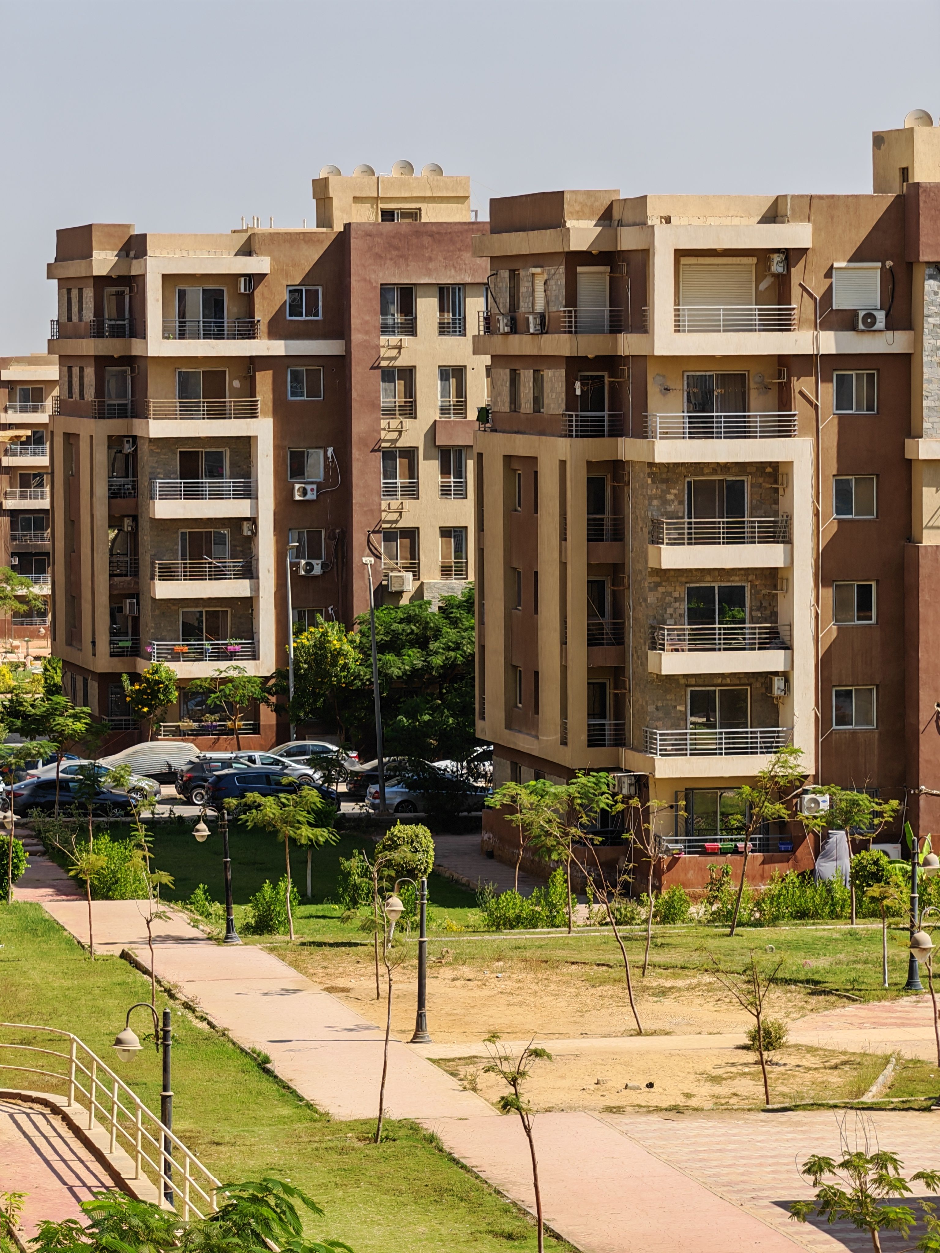 Modern Apartment Buildings in Urban Neighborhood · Free Stock Photo