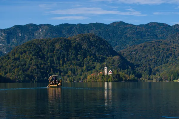 Île de Bled et son clocher