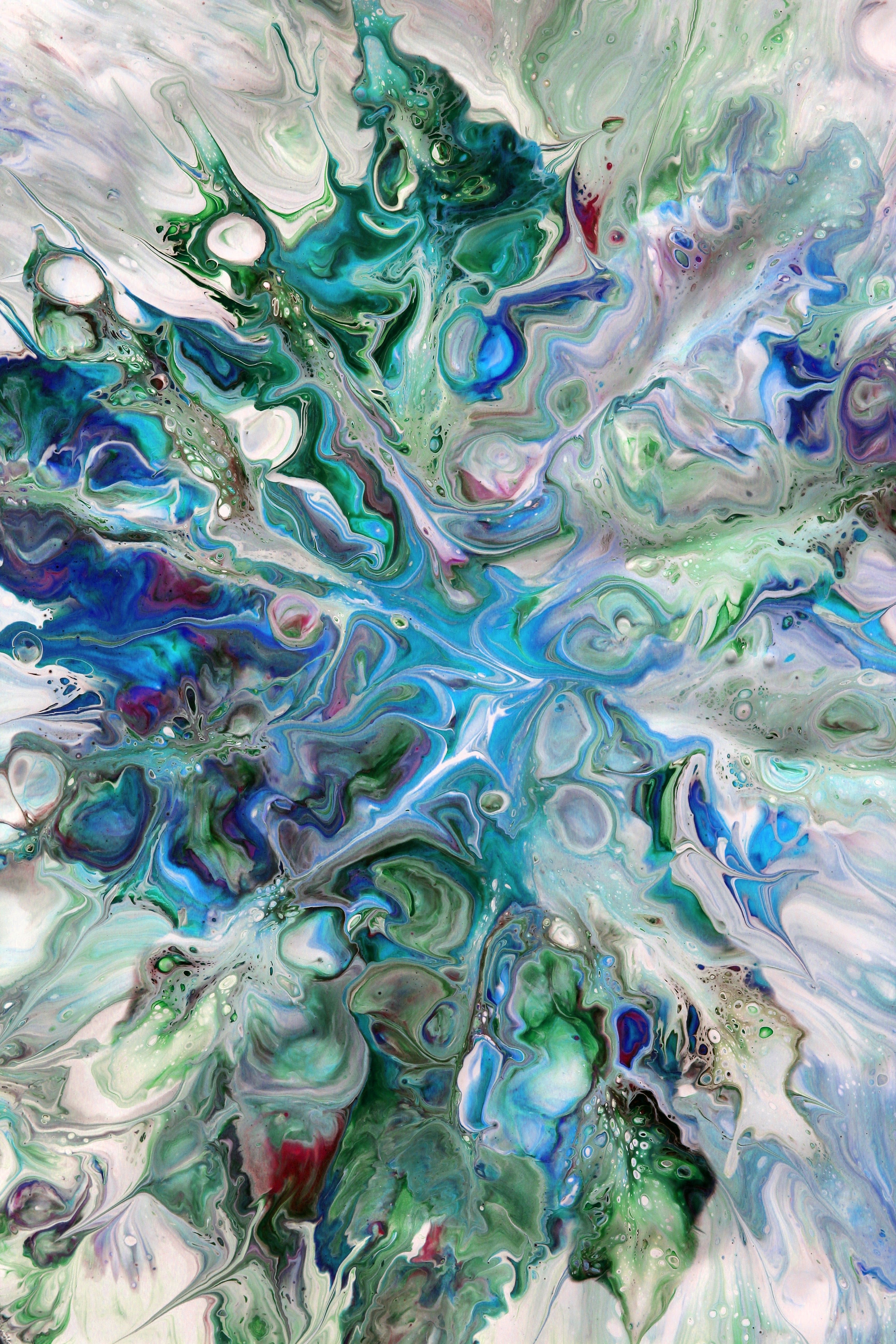 Abstract Fluid Art with Vibrant Colors in Motion · Free Stock Photo