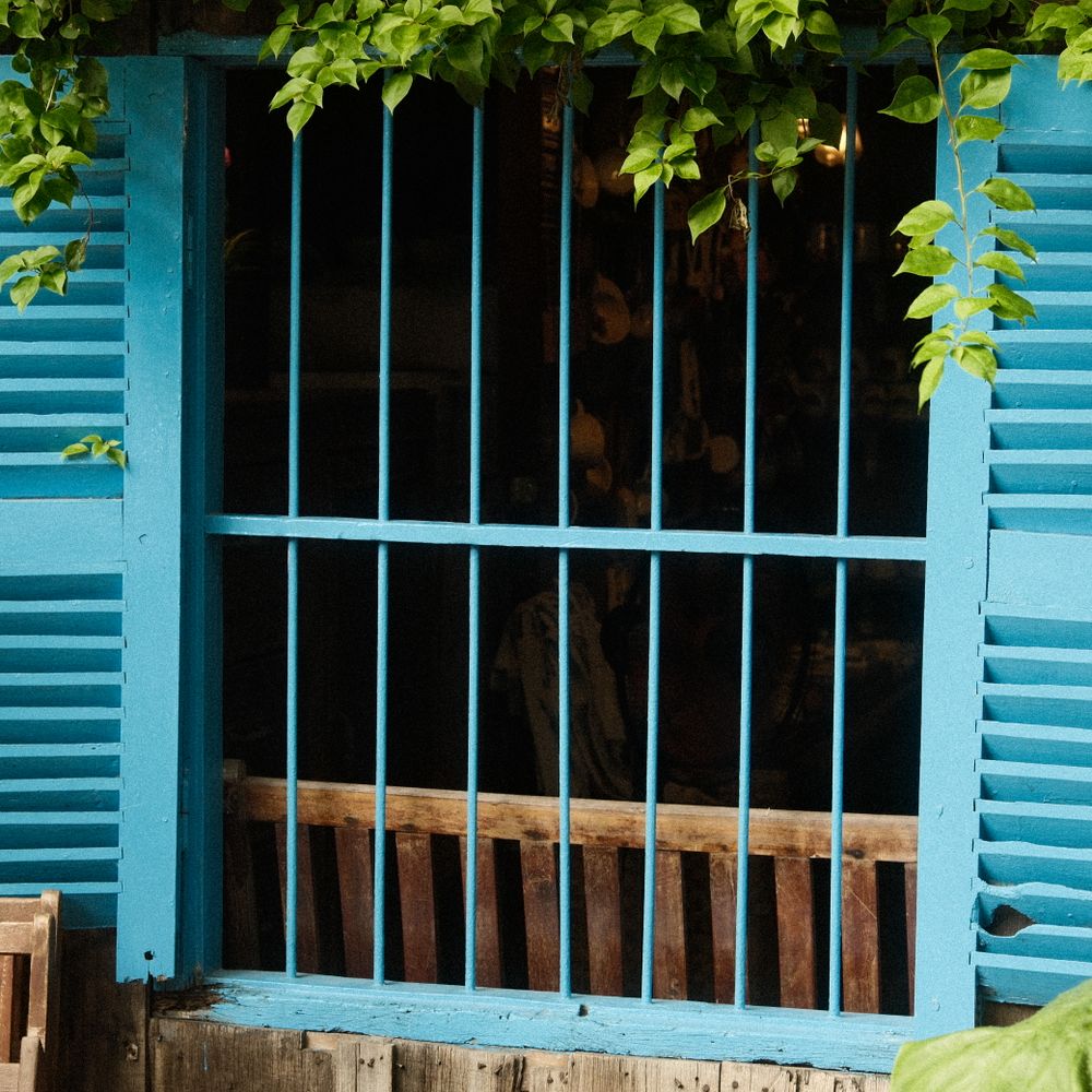 Fence and Decking Painting in St Johns — a decorator at work mid-project