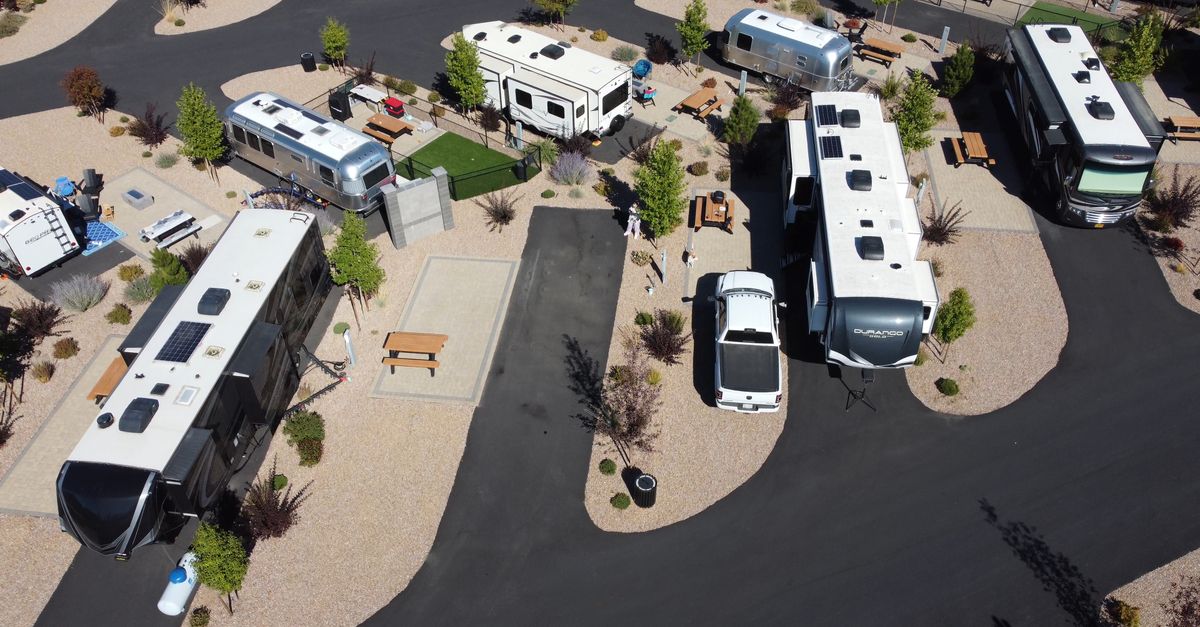 RV solar panels camping energy setup