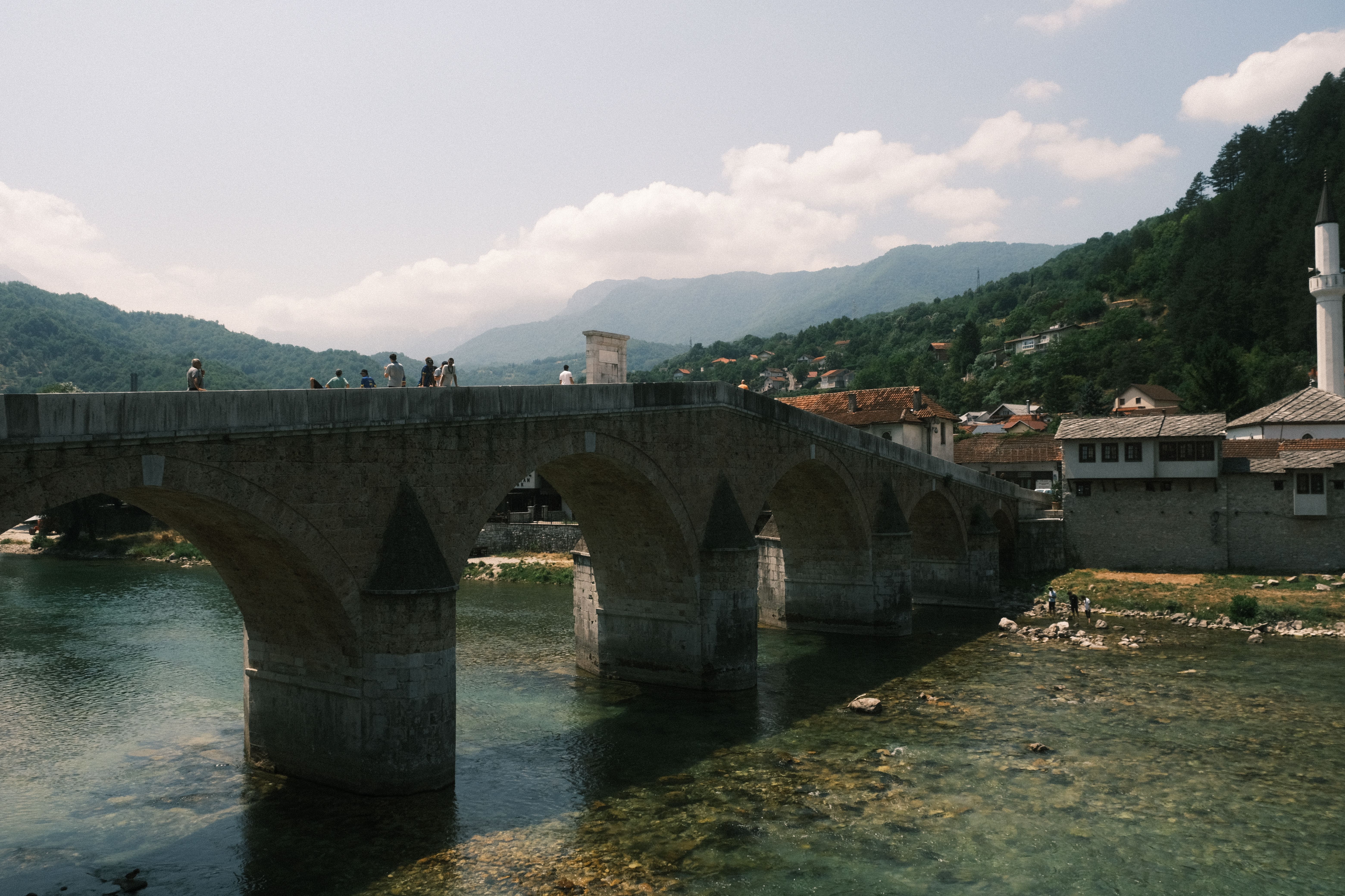 Historic Konjic Bridge in Bosnia with Scenic River View · Free Stock Photo
