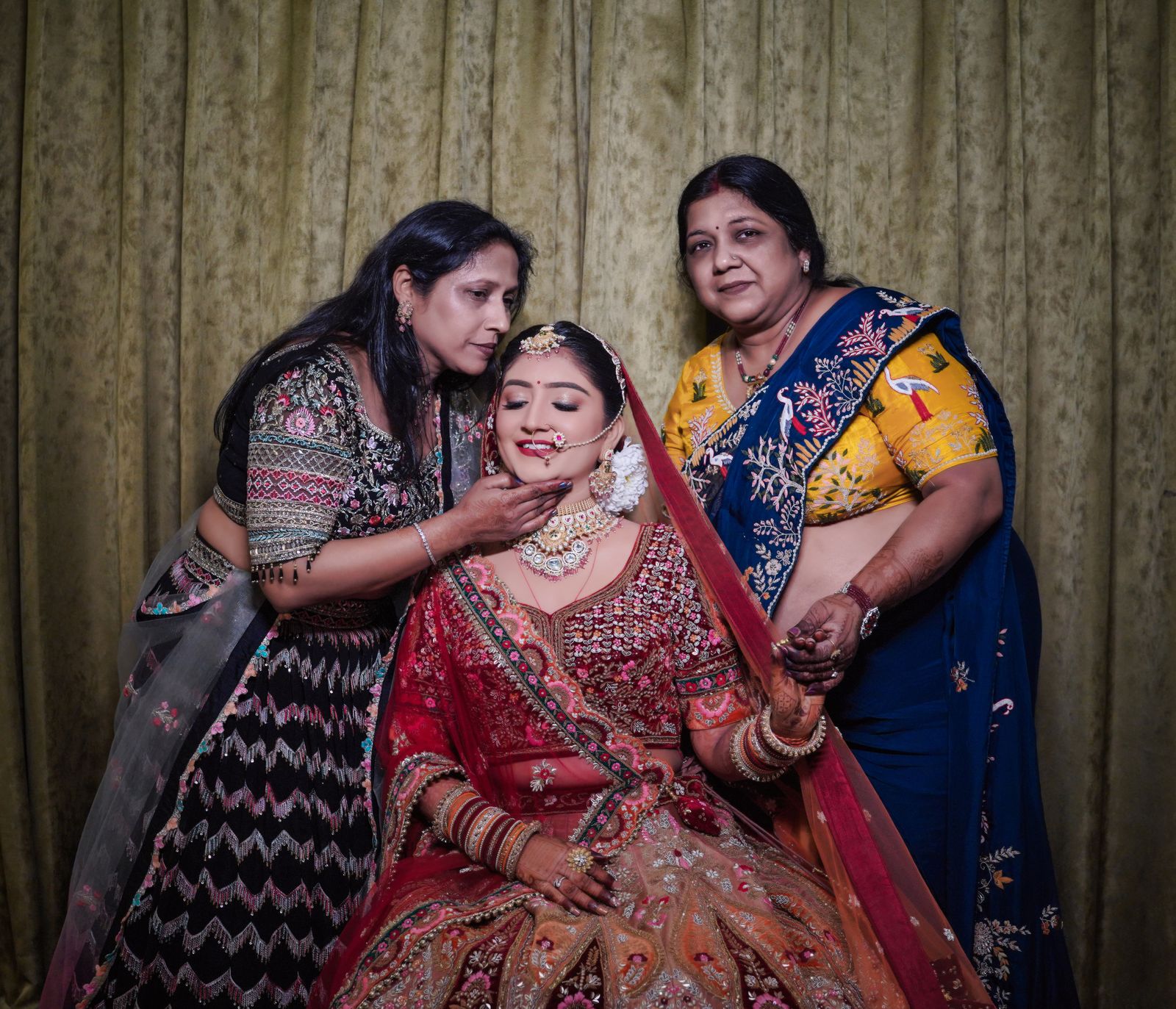 Wedding candid moment