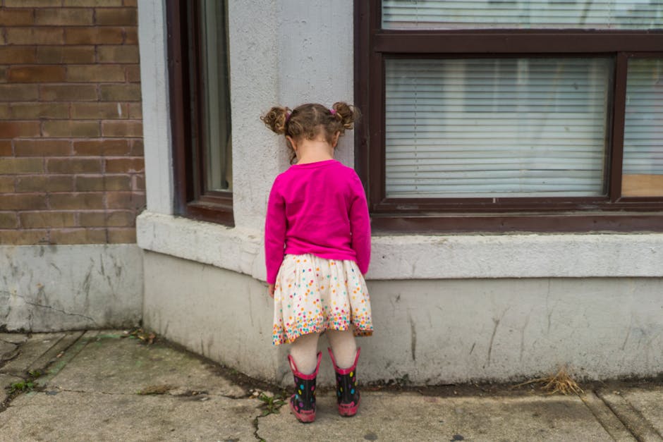 Girl Pouts Against Wall, Toronto