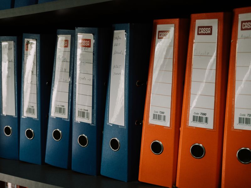 Corporate records being filed