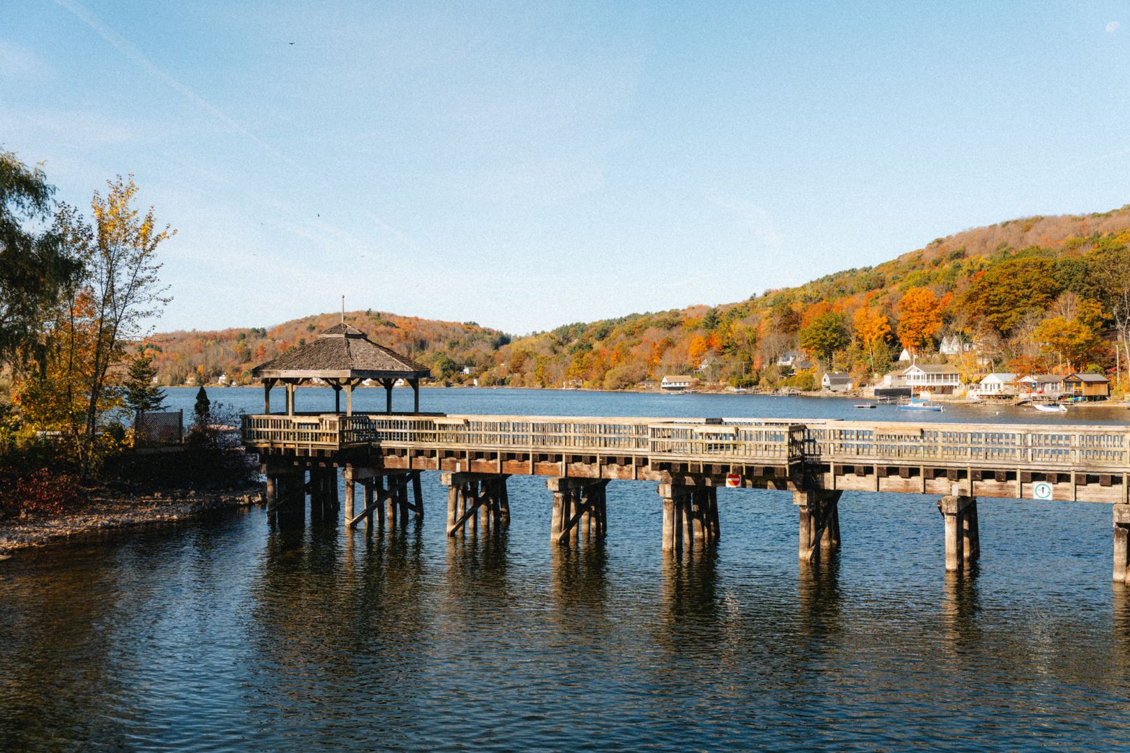 Quai historique sur le Lac Massawippi — patrimoine naturel de Sherbrooke et Estrie