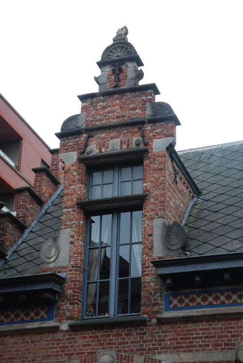 Free Beautiful historic brick building in Turnhout, showcasing traditional Belgian architecture. Stock Photo