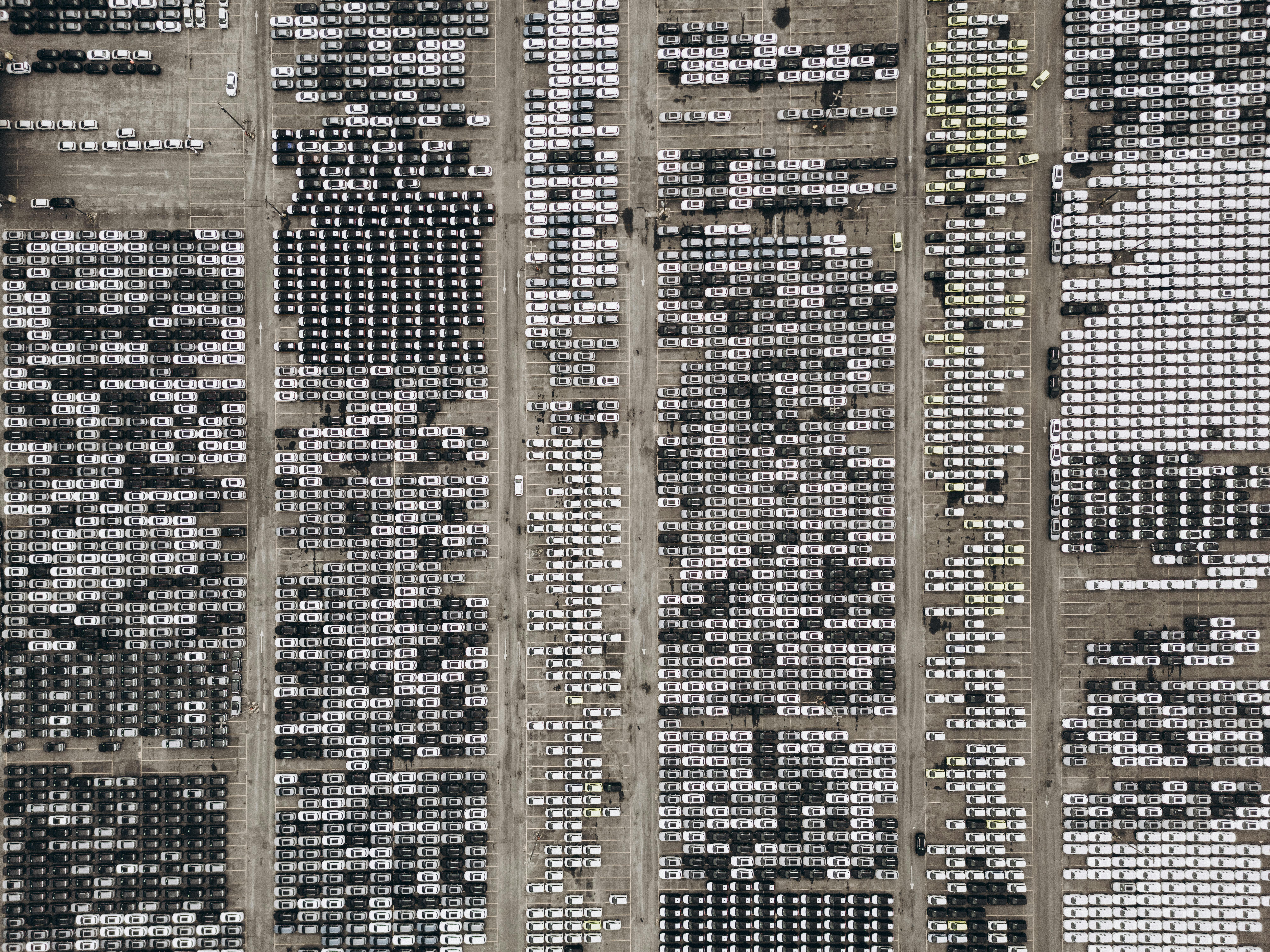 Conceptual image representing owning lots cars