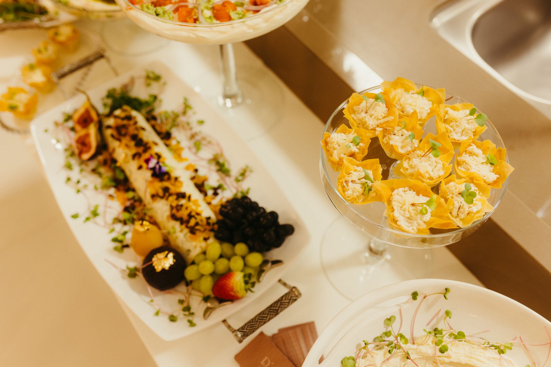 Halal-certified lobster rolls served with fresh lemon wedges