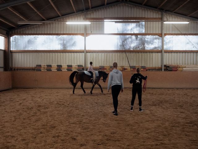 室內馬術教學