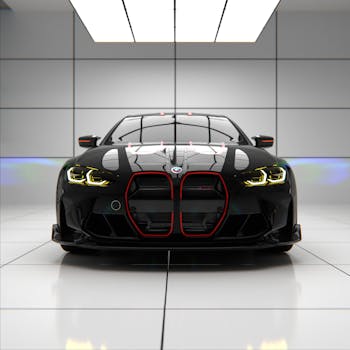 Photo by Pușcaș Adryan Elegant black sports car showcased in a well-lit studio. Perfect for automotive enthusiasts.