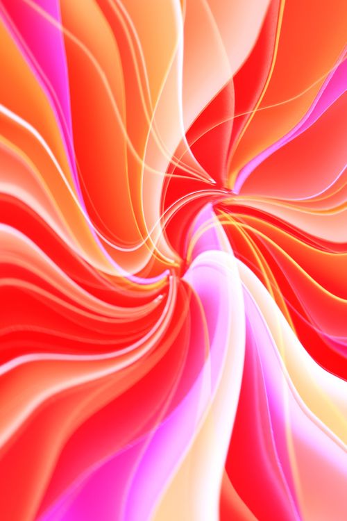 Free Dynamic abstract swirl with vibrant red, orange, and pink hues creating a sense of motion. Stock Photo