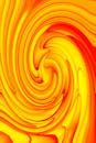 Vibrant Abstract Swirl in Warm Tones