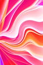 Vibrant Abstract Wave Patterns in Warm Tones