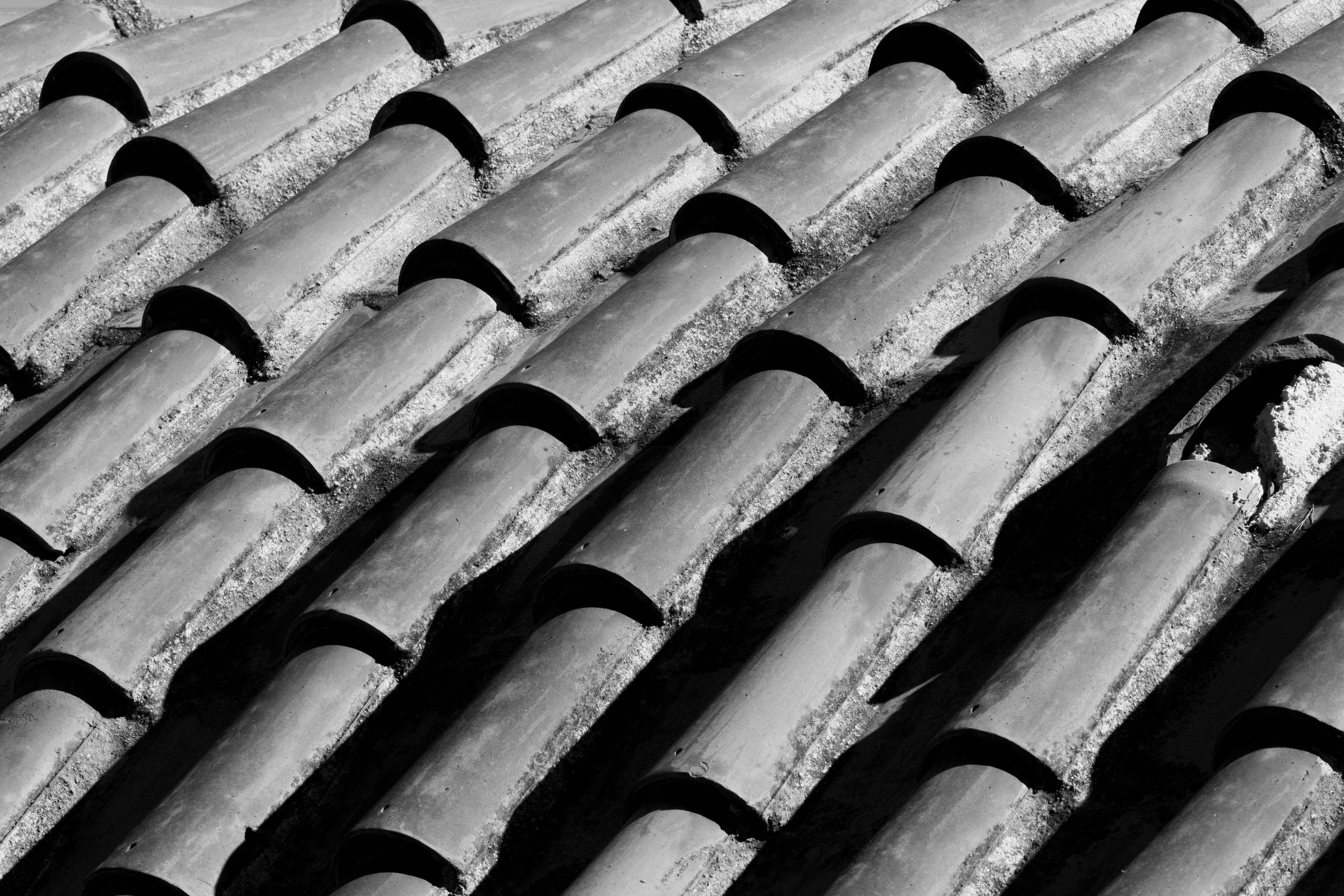 textured rooftop of a vintage house