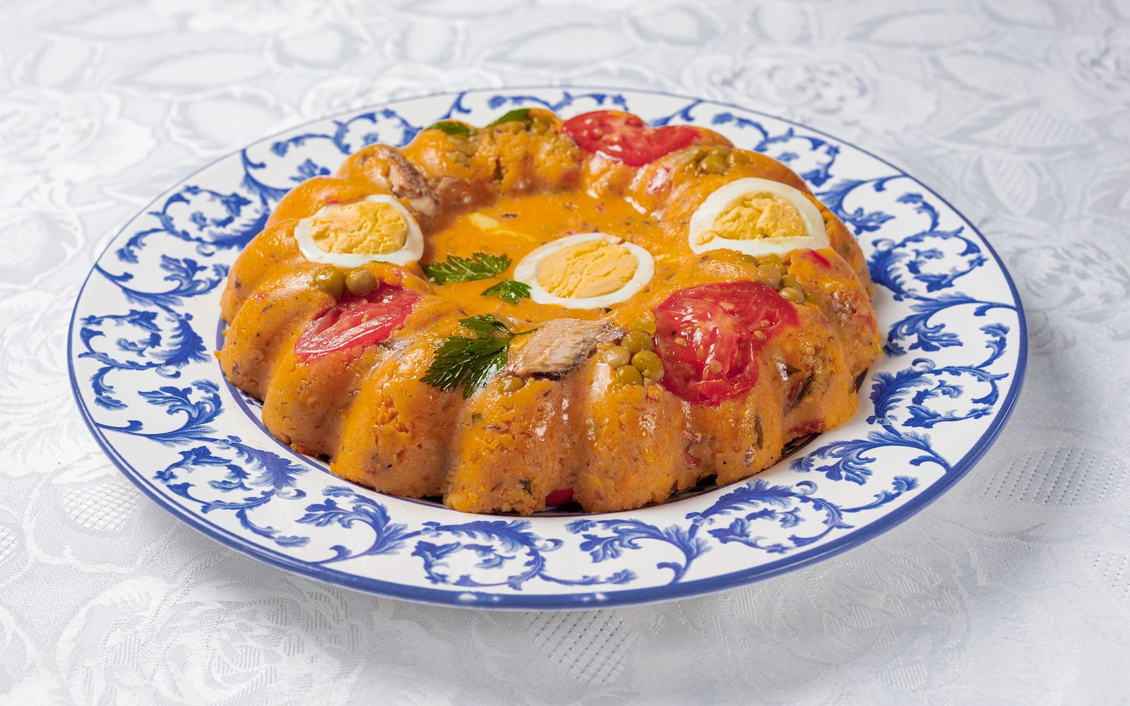 Foto de Cuscuz paulista de sardinha com salada verde