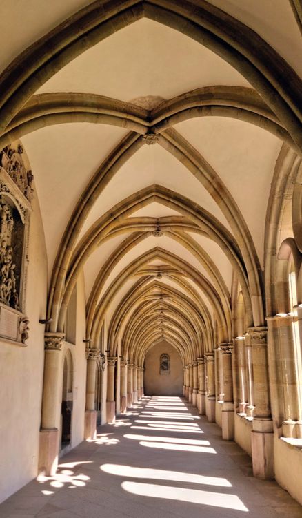 Gothic Cathedral Interior with Vaulted Arches · Free Stock Photo
