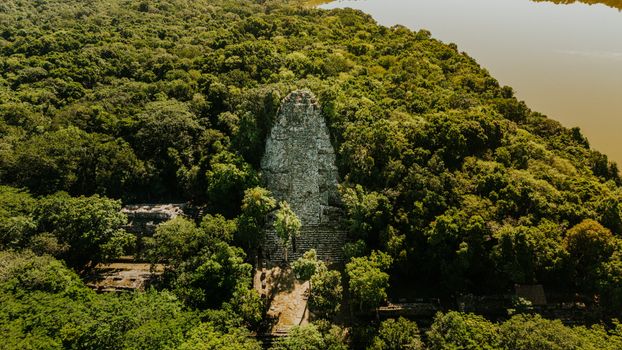 Tikal Mayan pyramids at dawn — Guatemala