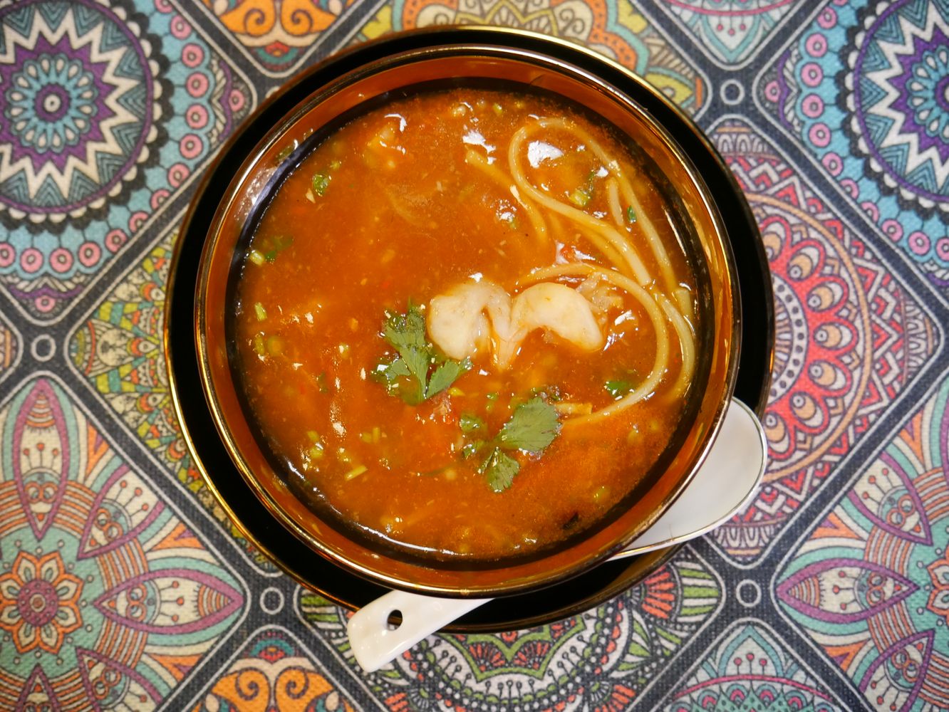 Pan-Seared Tom Yum with Galangal