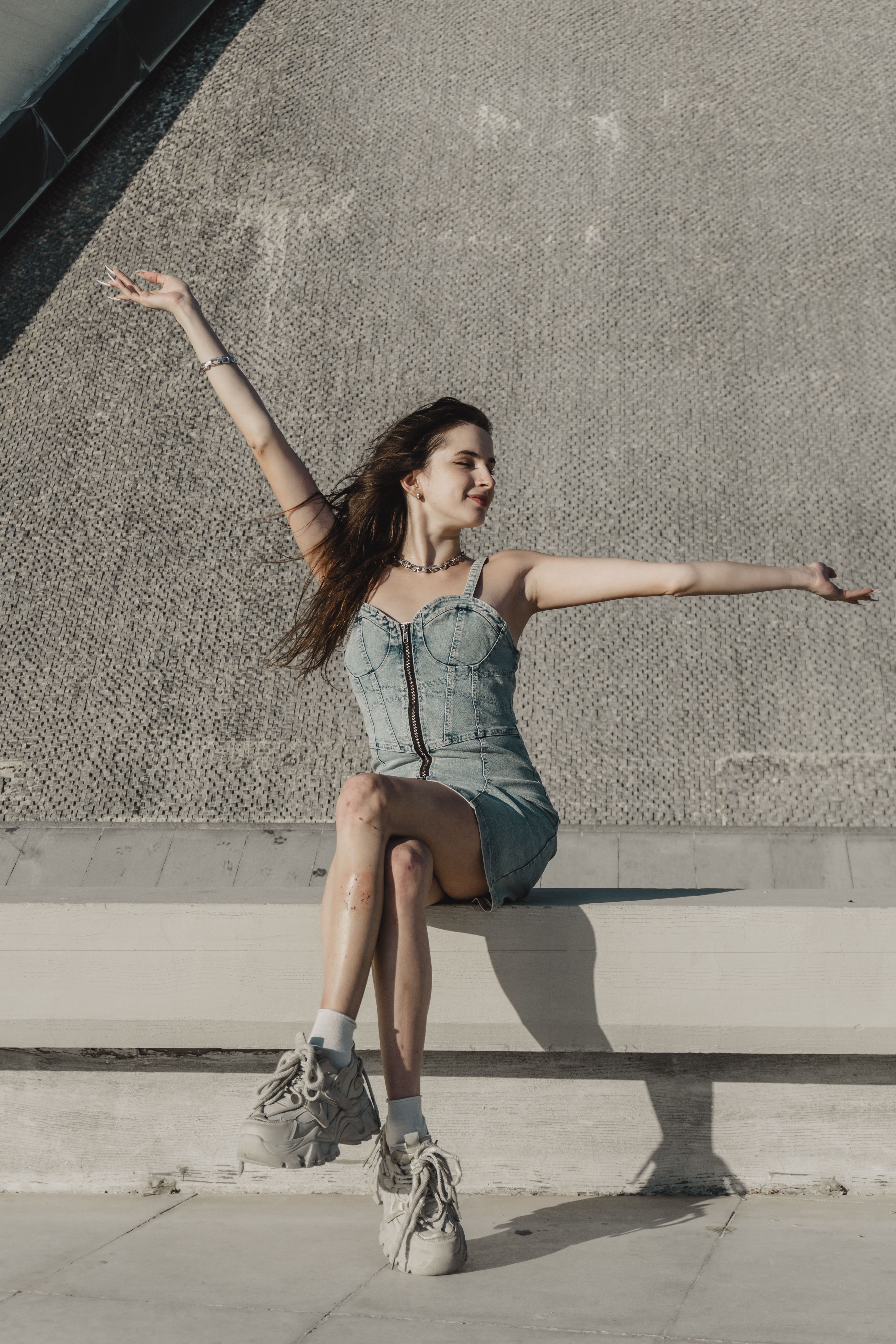 Robe en jean