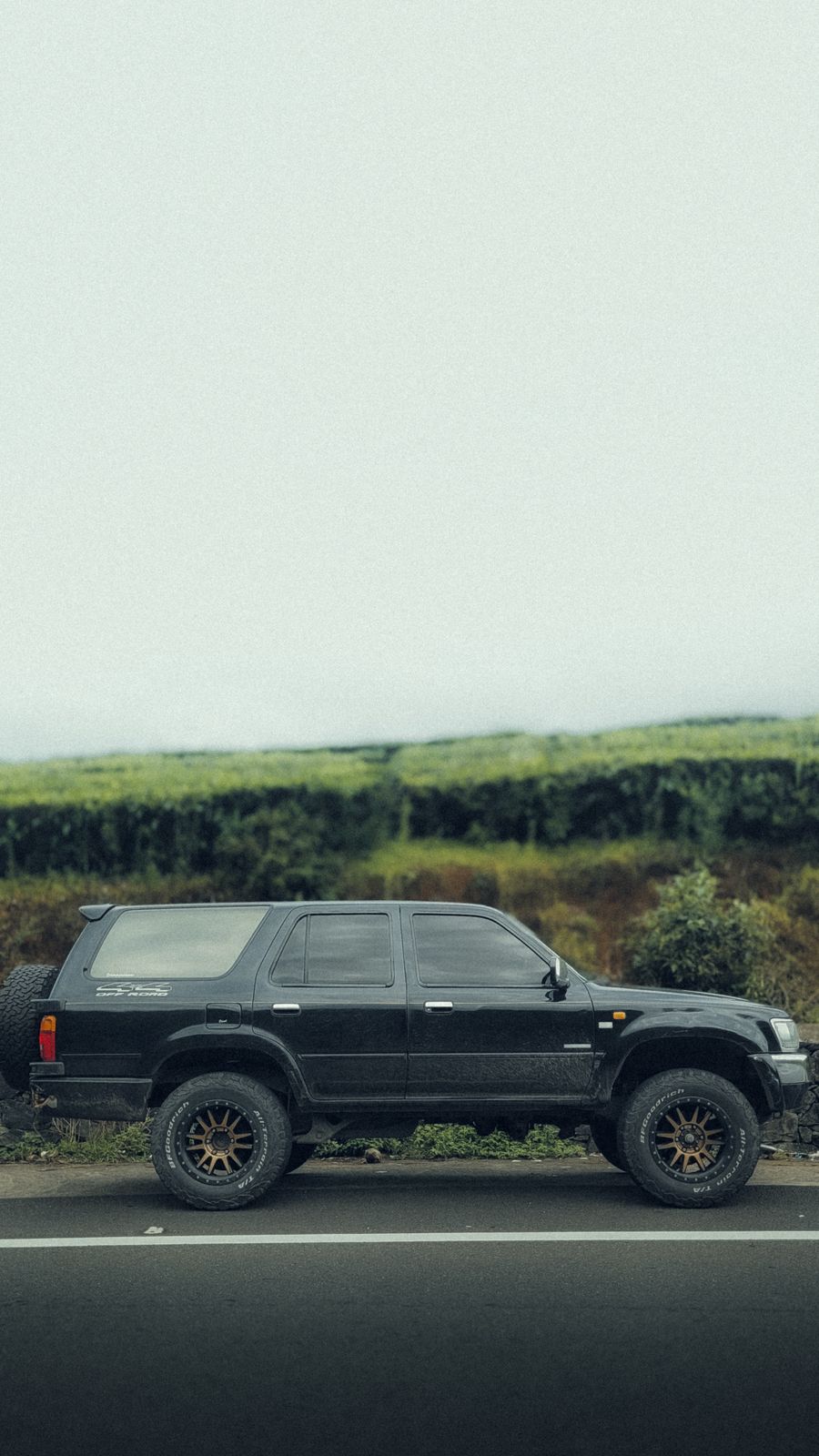 SUV ready for a scenic road trip in India