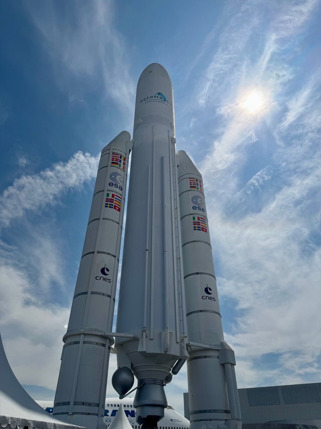 Aeries Rocket Ariane Rocket at Le Bourget Air and Space Museum · Free Stock Photo