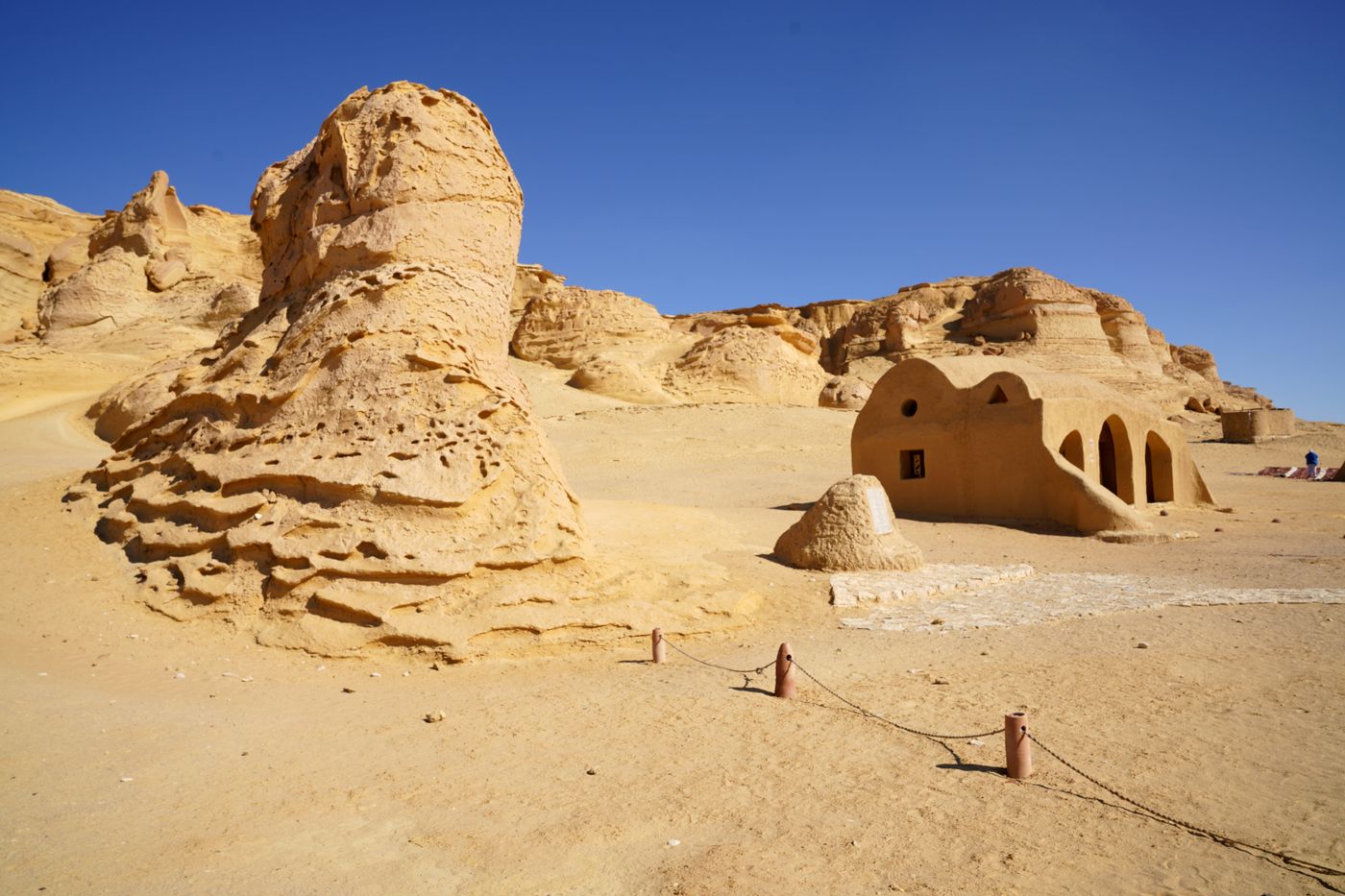 Paysage désertique de Tataouine en Tunisie