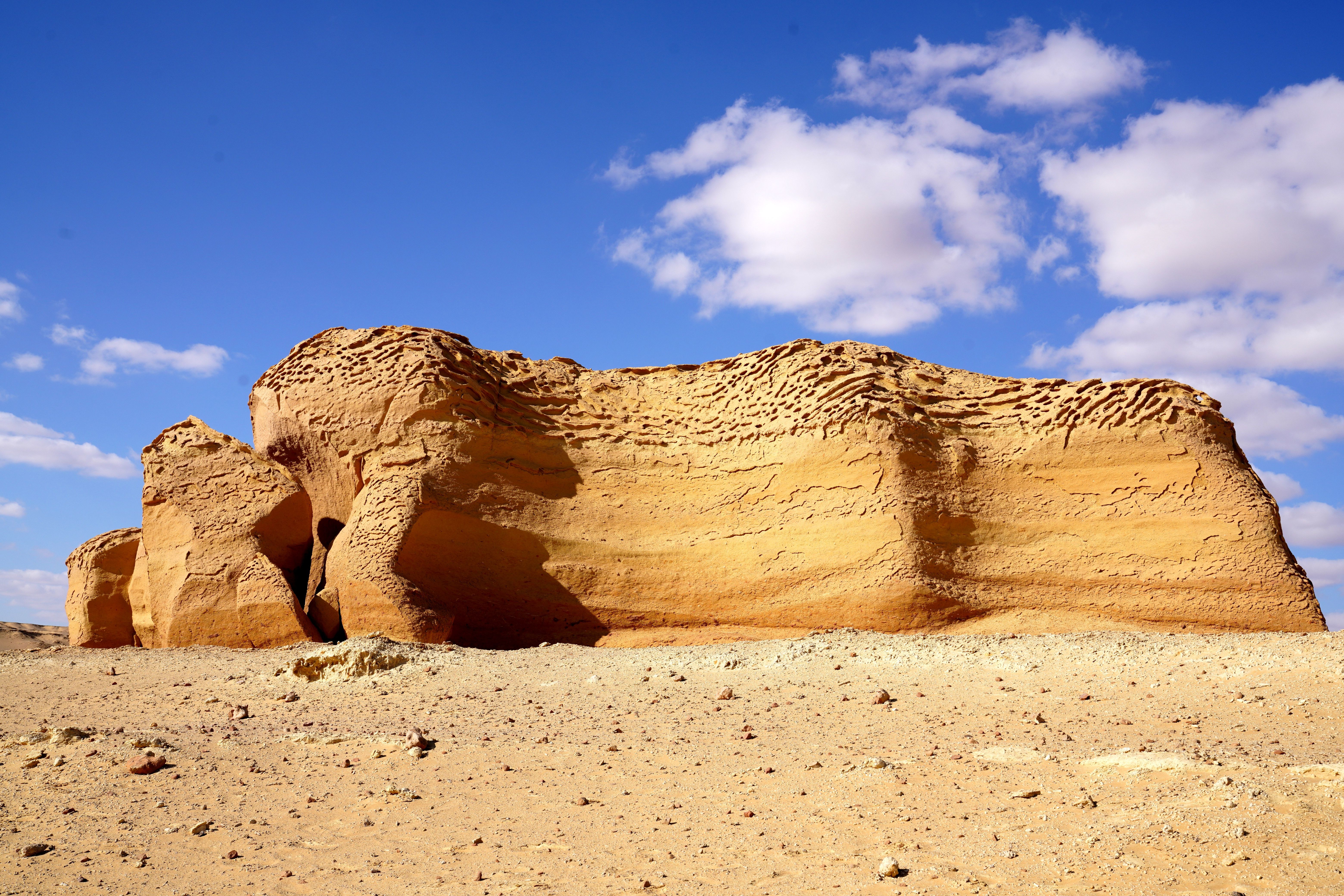 Desert Rock Formation under Blue Sky · Free Stock Photo