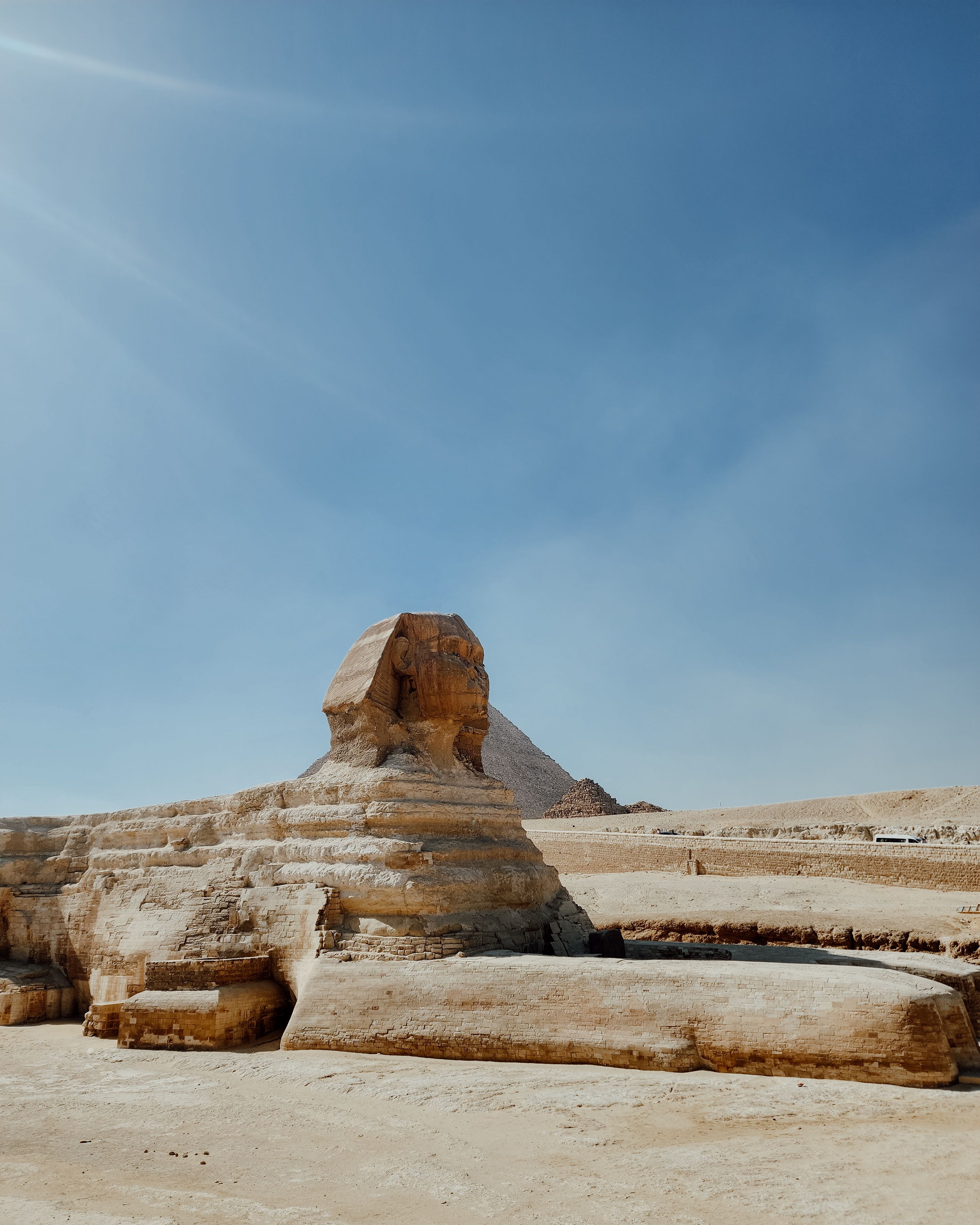 The Great Sphinx and Pyramid of Giza · Free Stock Photo