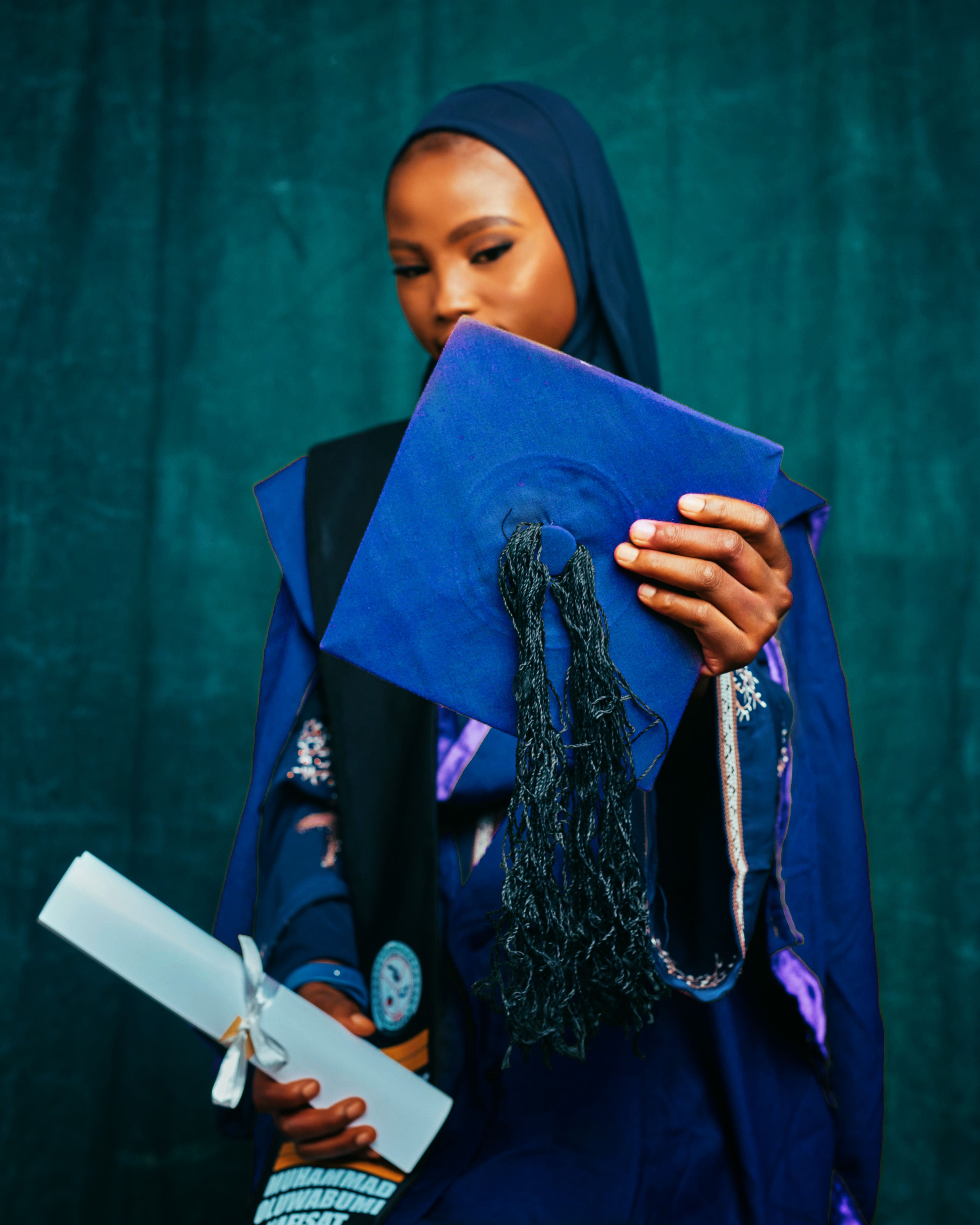 Elegant Graduation Portrait of a Young Woman · Free Stock Photo