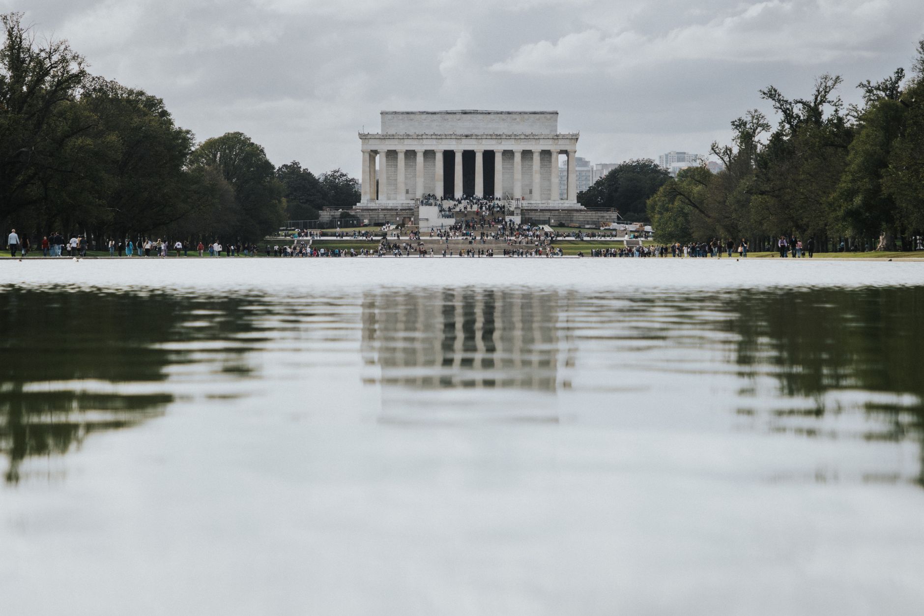 Trump blames vandals for Reflecting Pool damage claims refuted