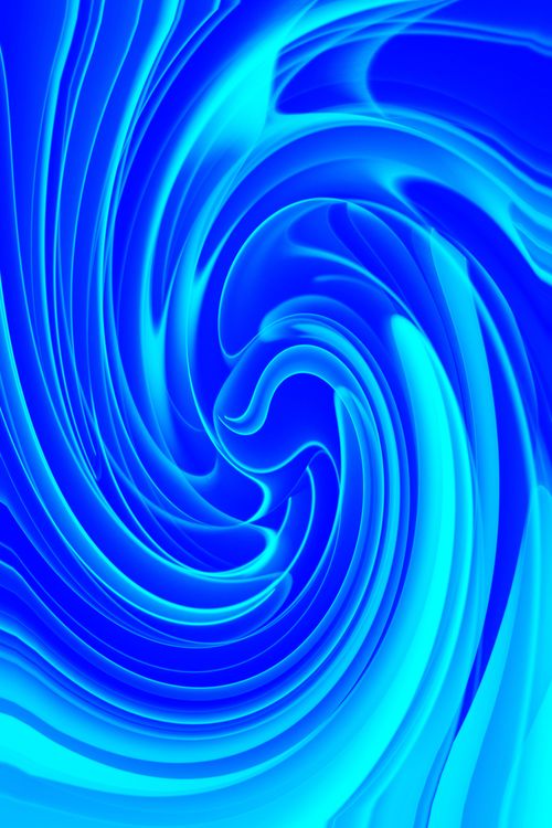 Free A vibrant abstract image featuring a dynamic blue swirl pattern with flowing curves. Stock Photo