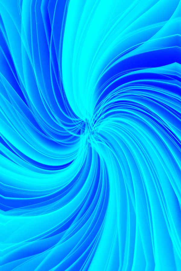 Abstract Blue Swirl Pattern Artwork · Free Stock Photo