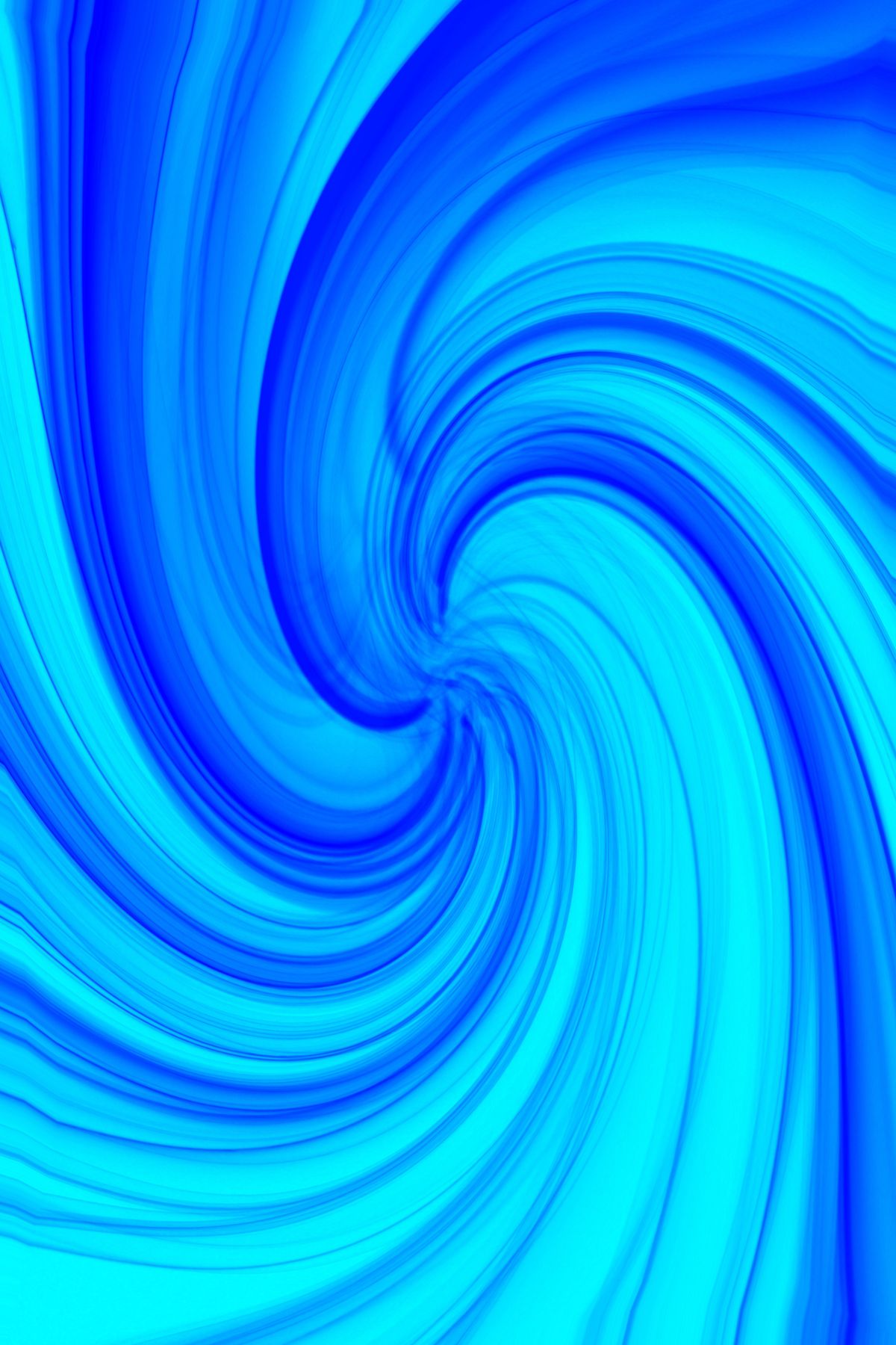 Vibrant Blue Abstract Energy Swirl Art · Free Stock Photo