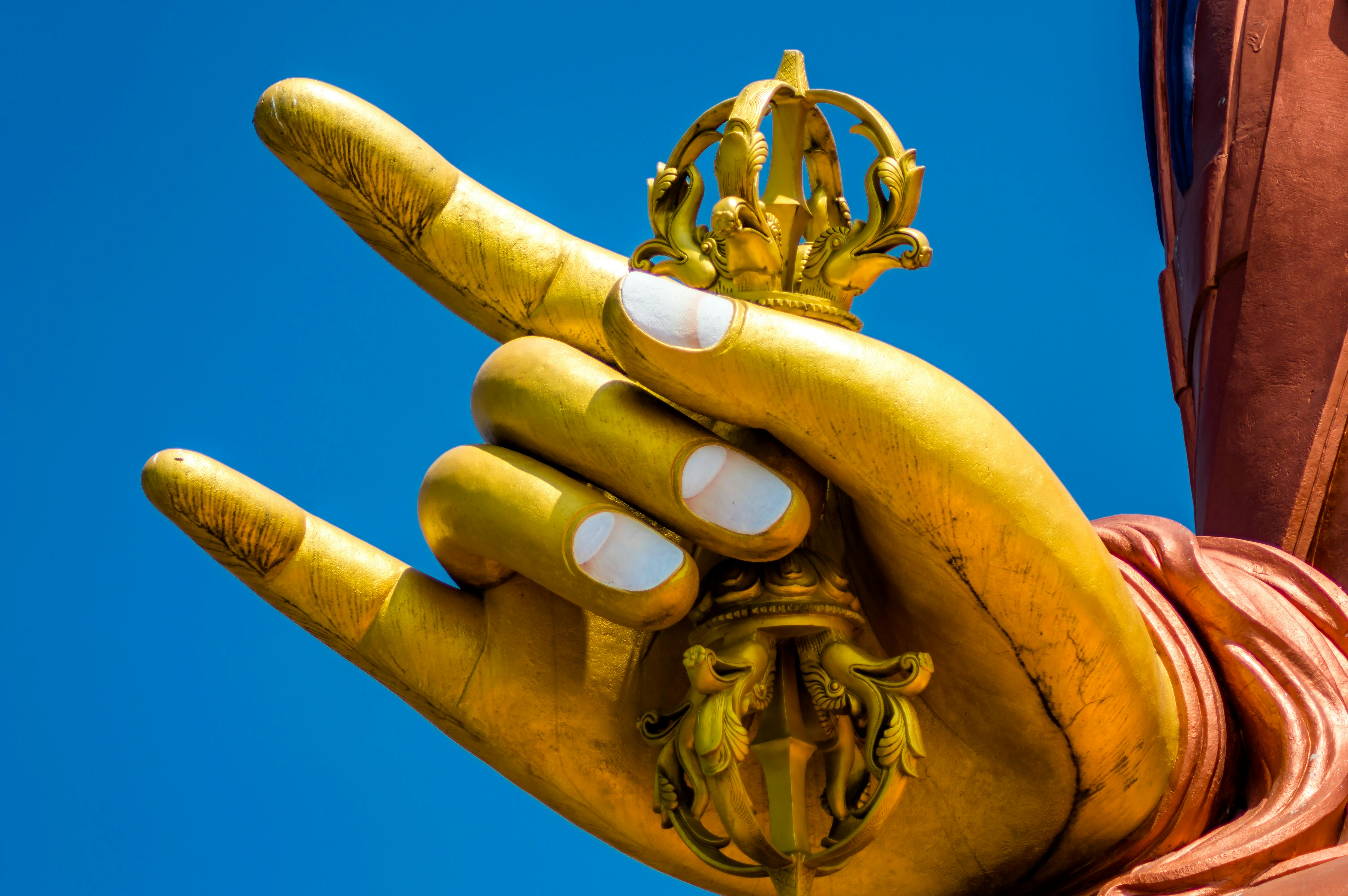 Buddha Hand Statue Free Stock Photo   Pexels Photo 343419 