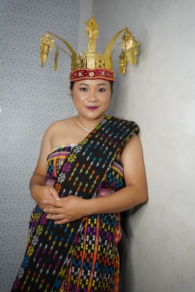 Ikat weaving