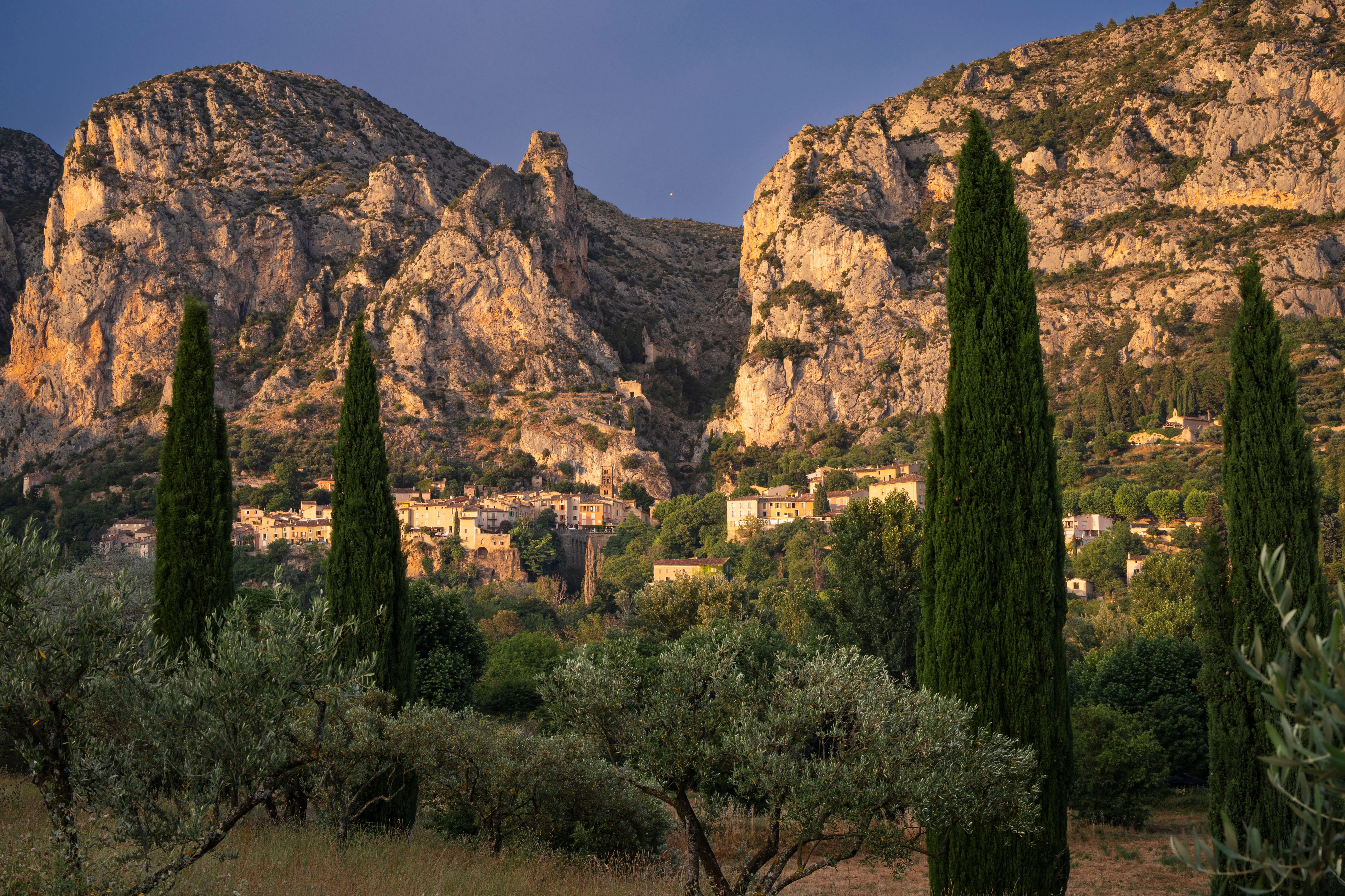Landmarks in Moustiers Sainte Marie