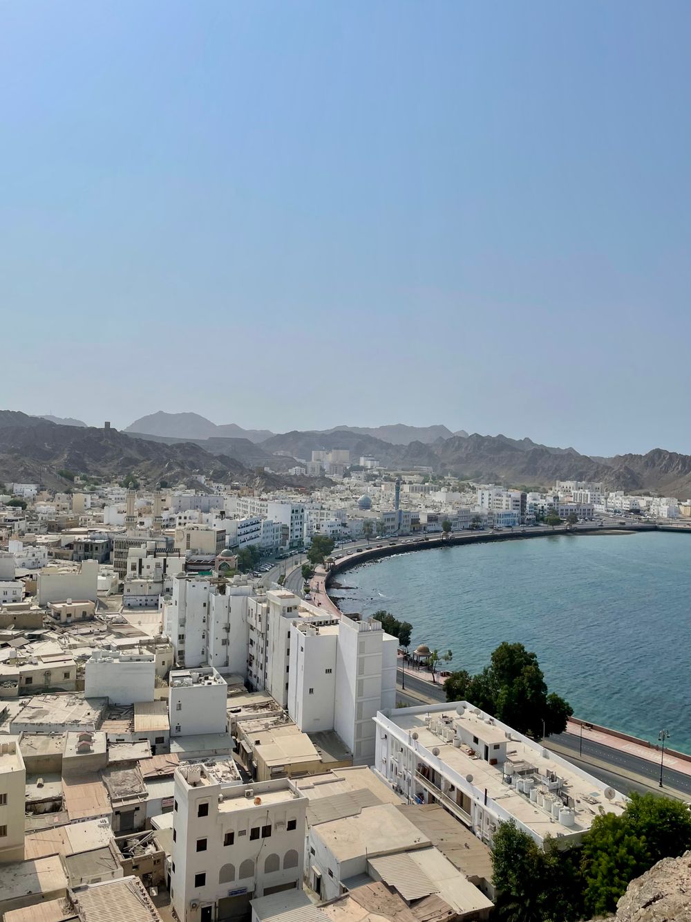 Muscat coastal cityscape Oman