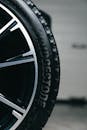 Close-up of Bridgestone Tire on Vehicle