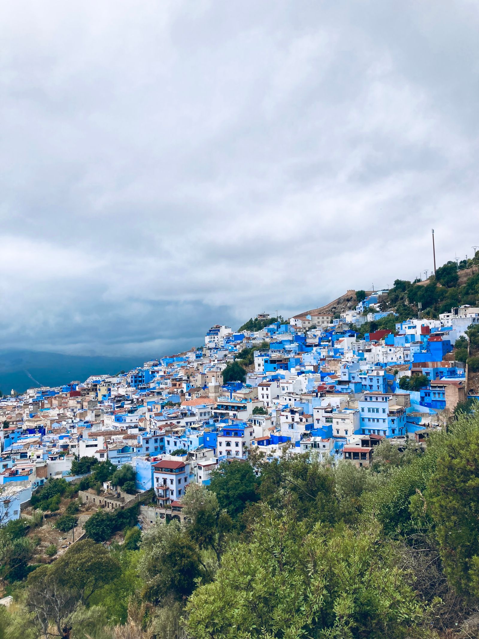 Chefchaouen ville bleue au Maroc