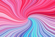 Vibrant Abstract Swirl of Multicolored Waves