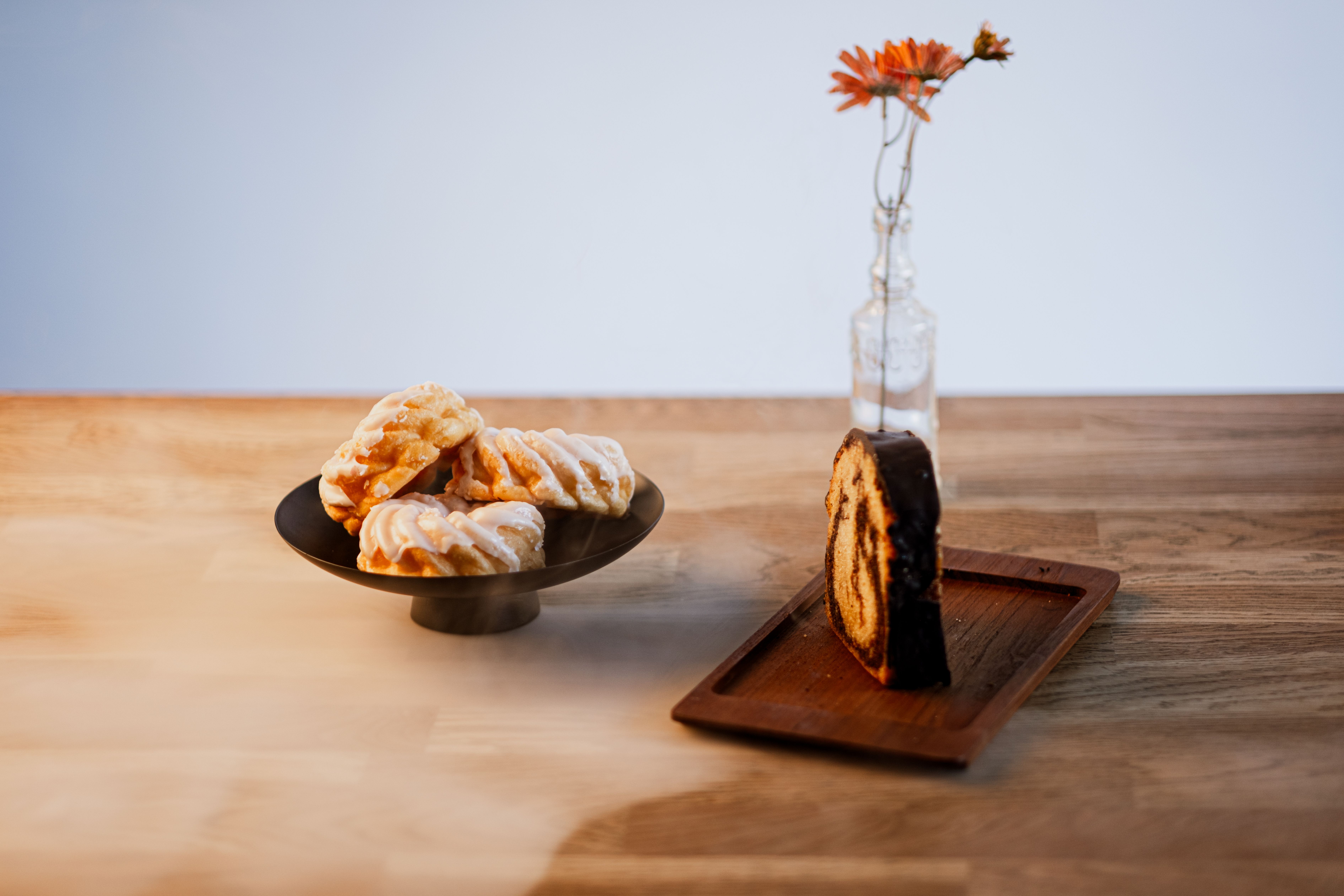 Warm Tiramisu and Toasted Nuts